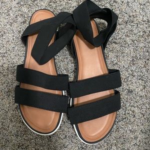 Black sandals